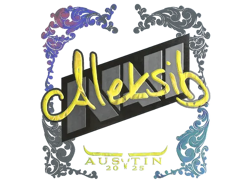 Sticker | Aleksib (Holo) | Austin 2025 ``
