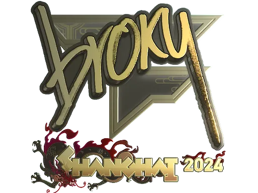 Sticker | broky (Gold) | Shanghai 2024 ``