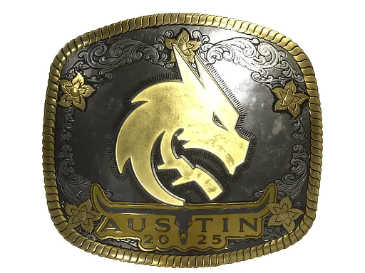 Sticker | Team Spirit (Gold) | Austin 2025 ``