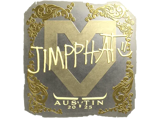 Sticker | Jimpphat (Gold) | Austin 2025 ``