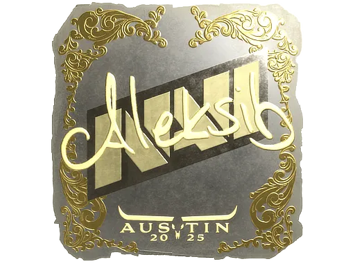 Sticker | Aleksib (Gold) | Austin 2025 ``