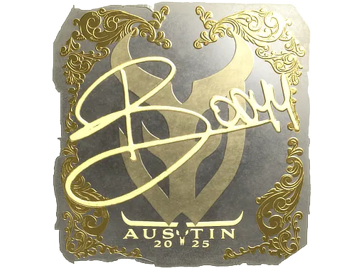 Sticker | bodyy (Gold) | Austin 2025 ``