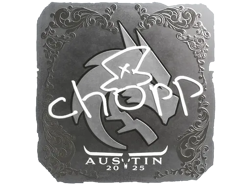 Sticker | chopper (Foil) | Austin 2025 ``