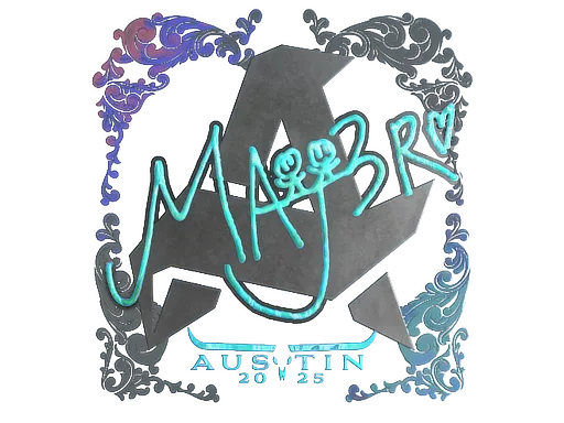 Sticker | MAJ3R (Holo) | Austin 2025 ``