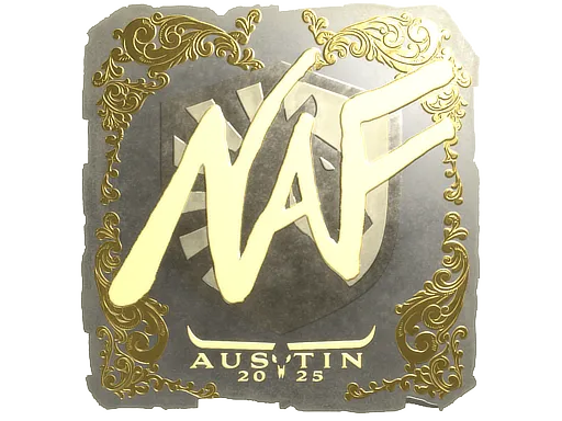 Sticker | NAF (Gold) | Austin 2025 ``