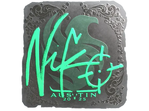 Sticker | NiKo (Foil) | Austin 2025 ``