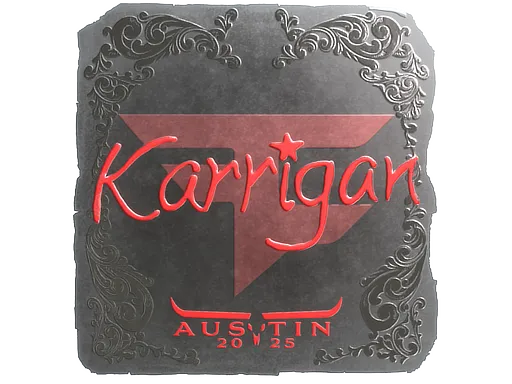 Sticker | karrigan (Foil) | Austin 2025 ``