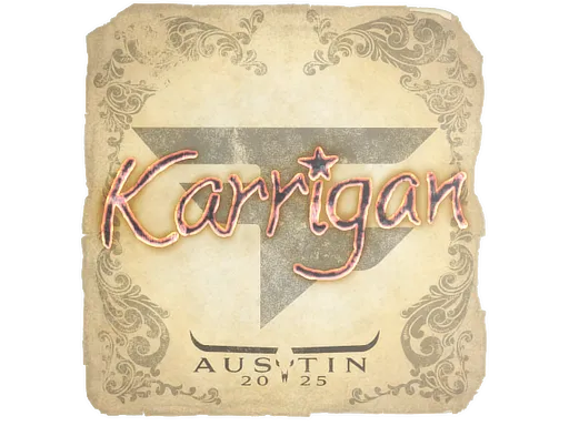 Sticker | karrigan | Austin 2025 ``