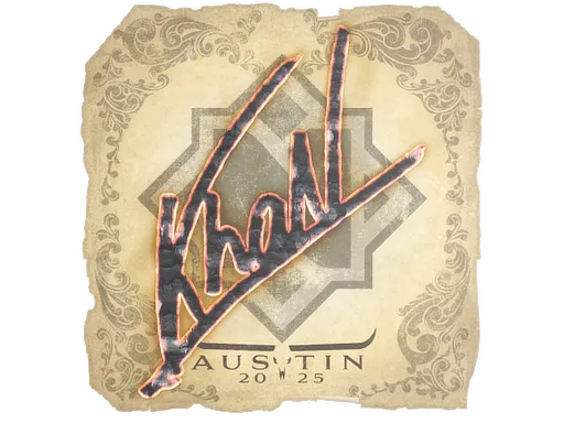 Sticker | khaN | Austin 2025 ``