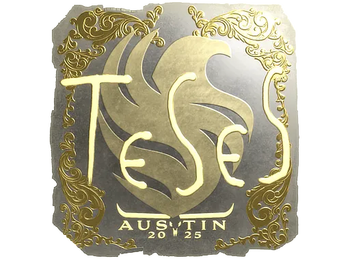 Sticker | TeSeS (Gold) | Austin 2025 ``