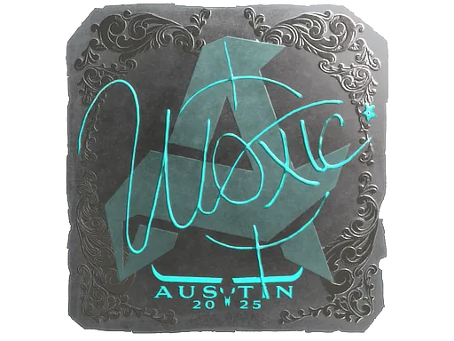 Sticker | woxic (Foil) | Austin 2025 ``