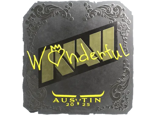 Sticker | w0nderful (Foil) | Austin 2025 ``