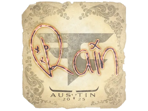 Sticker | rain | Austin 2025 ``