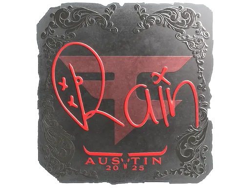 Sticker | rain (Foil) | Austin 2025 ``