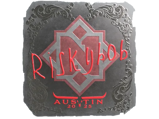 Sticker | riskyb0b (Foil) | Austin 2025 ``