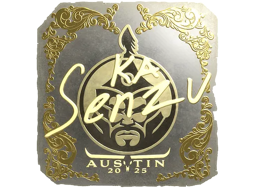 Sticker | Senzu (Gold) | Austin 2025 ``