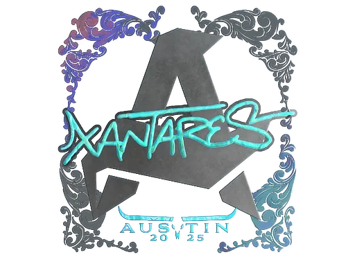 Sticker | XANTARES (Holo) | Austin 2025 ``