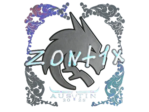 Sticker | zont1x (Holo) | Austin 2025 ``