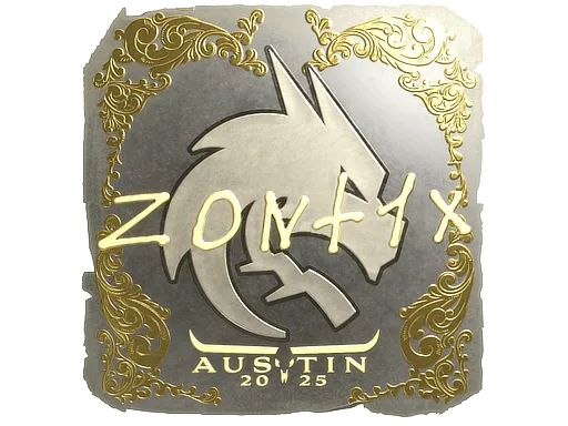 Sticker | zont1x (Gold) | Austin 2025 ``