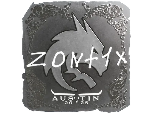 Sticker | zont1x (Foil) | Austin 2025 ``