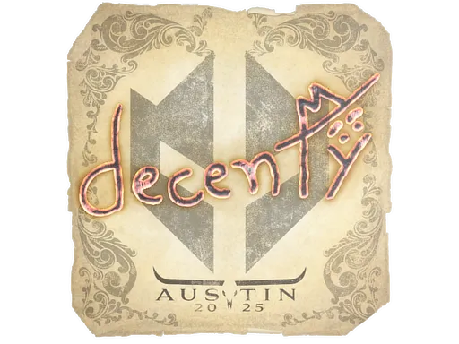 Sticker | decenty | Austin 2025 ``