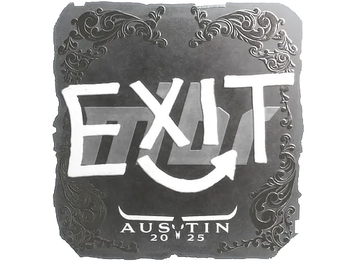 Sticker | exit (Foil) | Austin 2025 ``