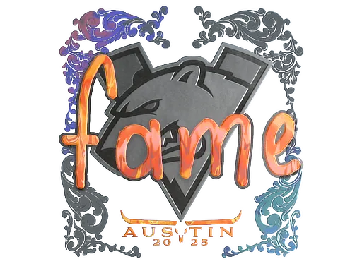 Sticker | fame (Holo) | Austin 2025 ``