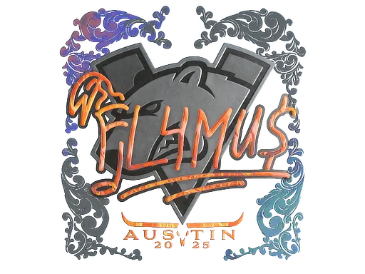 Sticker | FL4MUS (Holo) | Austin 2025 ``