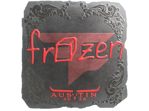 Sticker | frozen (Foil) | Austin 2025 ``