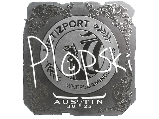 Sticker | Plopski (Foil) | Austin 2025 ``