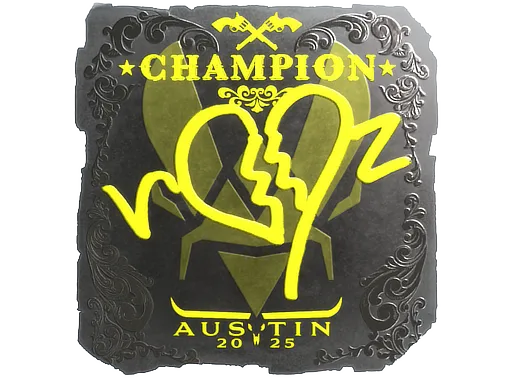 Sticker | ropz (Foil, Champion) | Austin 2025 ``