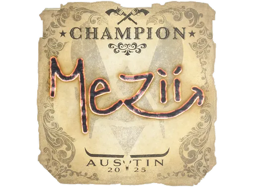 Sticker | mezii (Champion) | Austin 2025 ``