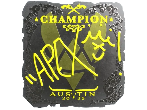 Sticker | apEX (Foil, Champion) | Austin 2025 ``