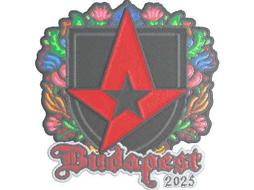 Sticker | Astralis (Embroidered) | Budapest 2025 - $ 0.13