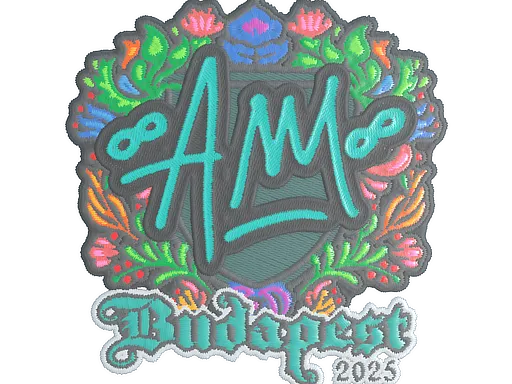Sticker | AW (Embroidered) | Budapest 2025 - $ 0.41