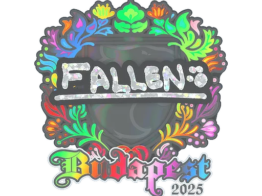 Sticker | FalleN (Holo) | Budapest 2025 - $ 4.37