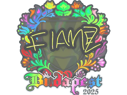 Sticker | FlameZ (Holo) | Budapest 2025 - $ 2.08