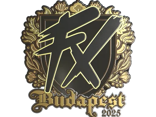 Sticker | Fluxo (Gold) | Budapest 2025 - $ 0.00