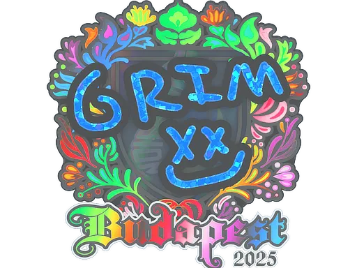 Sticker | Grim (Holo) | Budapest 2025 - $ 3.84