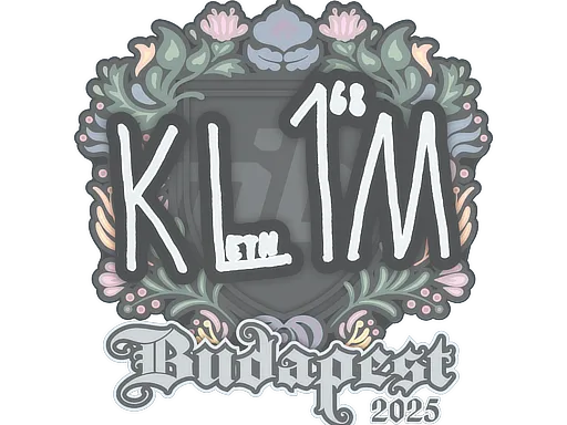 Sticker | kl1m | Budapest 2025 - $ 0.03