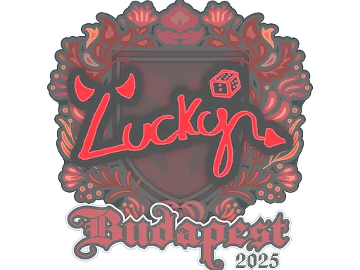 Sticker | Lucky | Budapest 2025 - $ 0.09