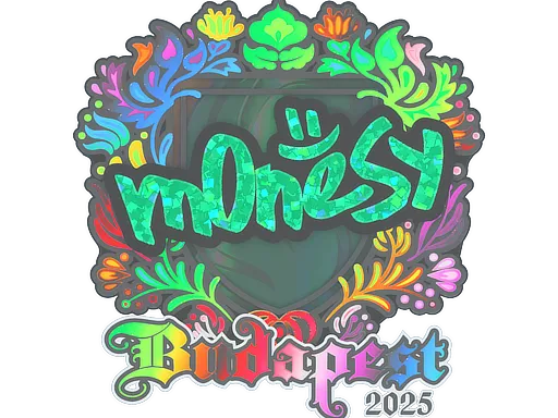 Sticker | m0NESY (Holo) | Budapest 2025 - $ 37.20