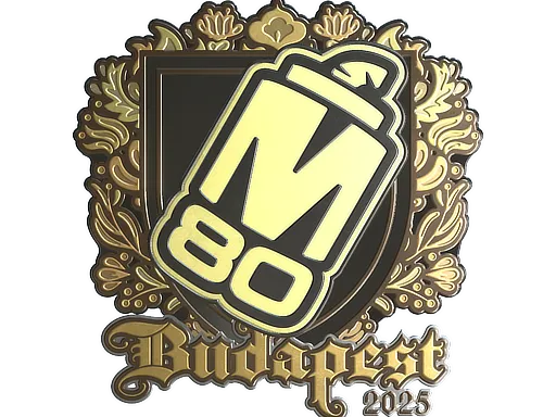 Sticker | M80 (Gold) | Budapest 2025 - $ 0.00