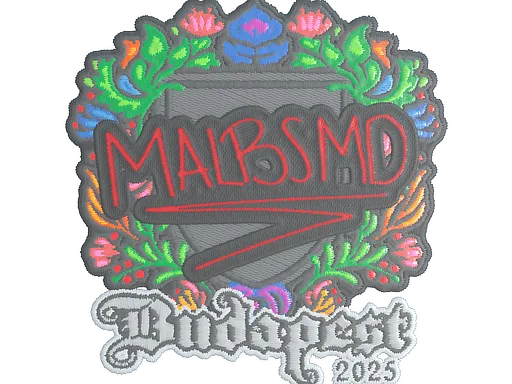 Sticker | malbsMd (Embroidered) | Budapest 2025 - $ 0.03