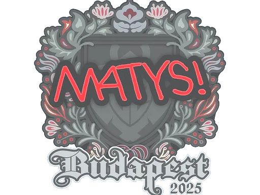 Sticker | MATYS | Budapest 2025 - $ 0.00