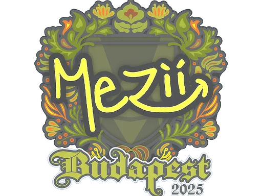 Sticker | mezii | Budapest 2025 - $ 0.00