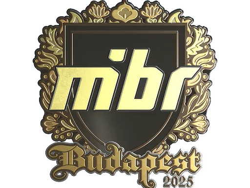 Sticker | MIBR (Gold) | Budapest 2025 - $ 4.97
