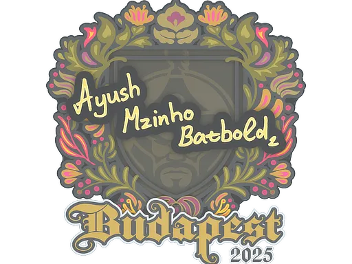 Sticker | mzinho | Budapest 2025 - $ 0.03