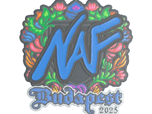 Sticker | NAF (Embroidered) | Budapest 2025 - $ 0.15