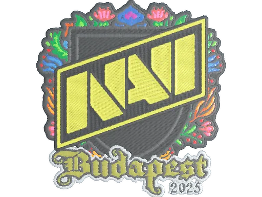 Sticker | Natus Vincere (Embroidered) | Budapest 2025 - $ 0.20